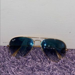 Ray Ban Gradient Aviator Sunglasses